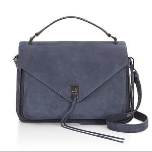 Rebecca Minkoff blue nubuck darren messenger